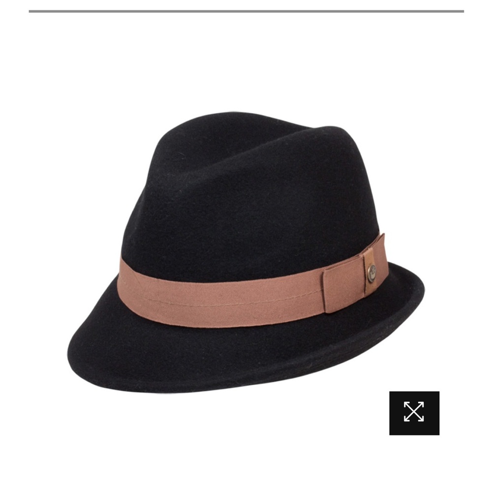 Goorin Bros Cloche Black and Tan Hat M